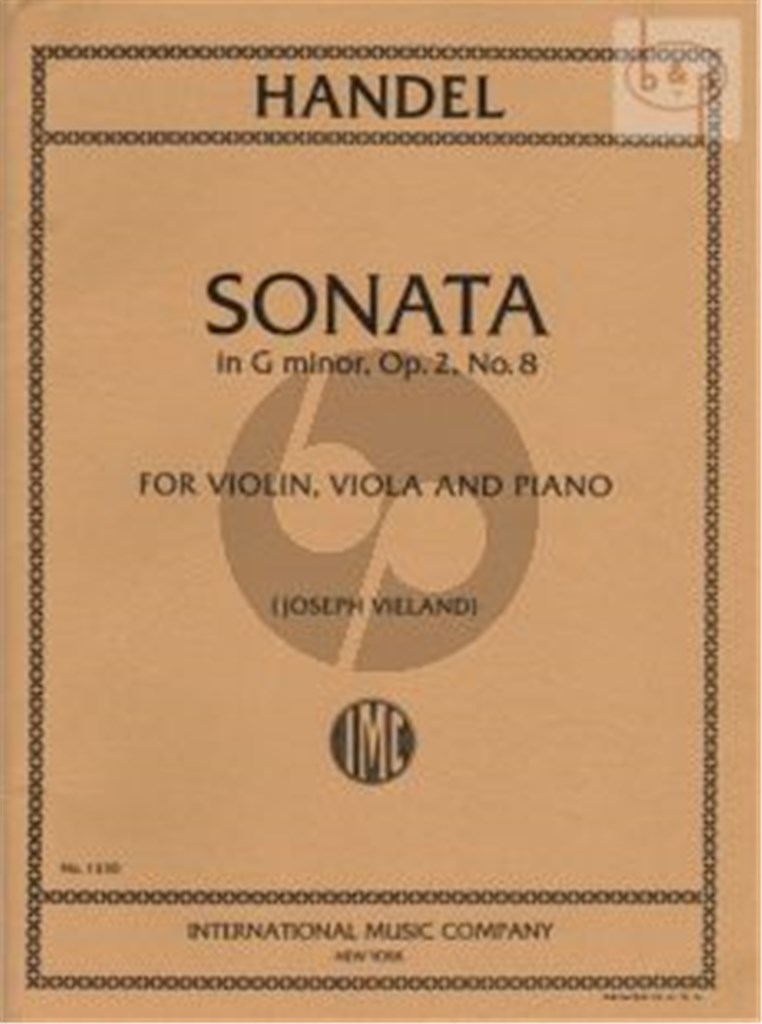 Sonata in G minor, Opus 2, No. 8